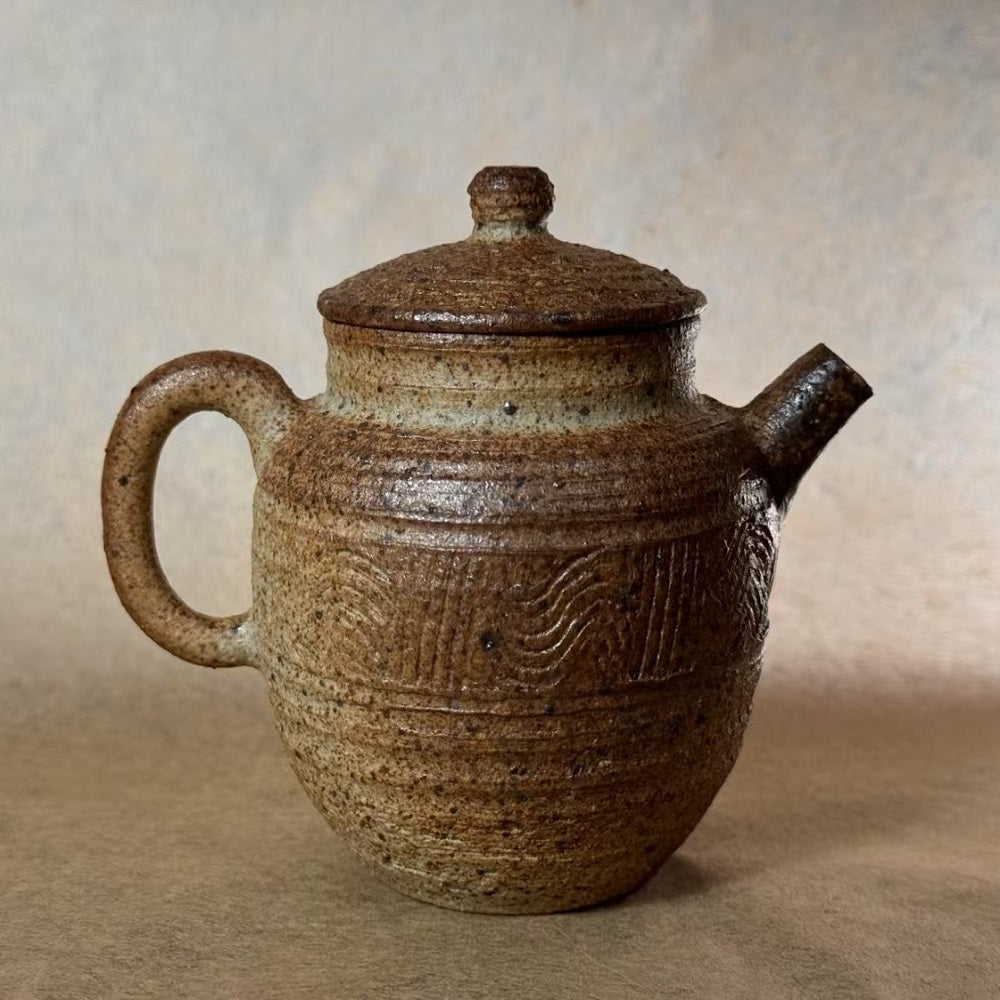 Wood-fired tea kettle
