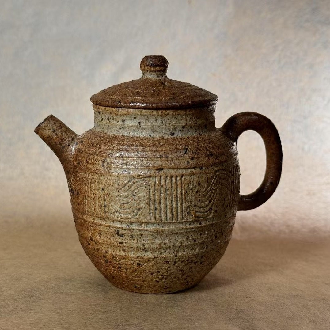 Wood-fired tea kettle